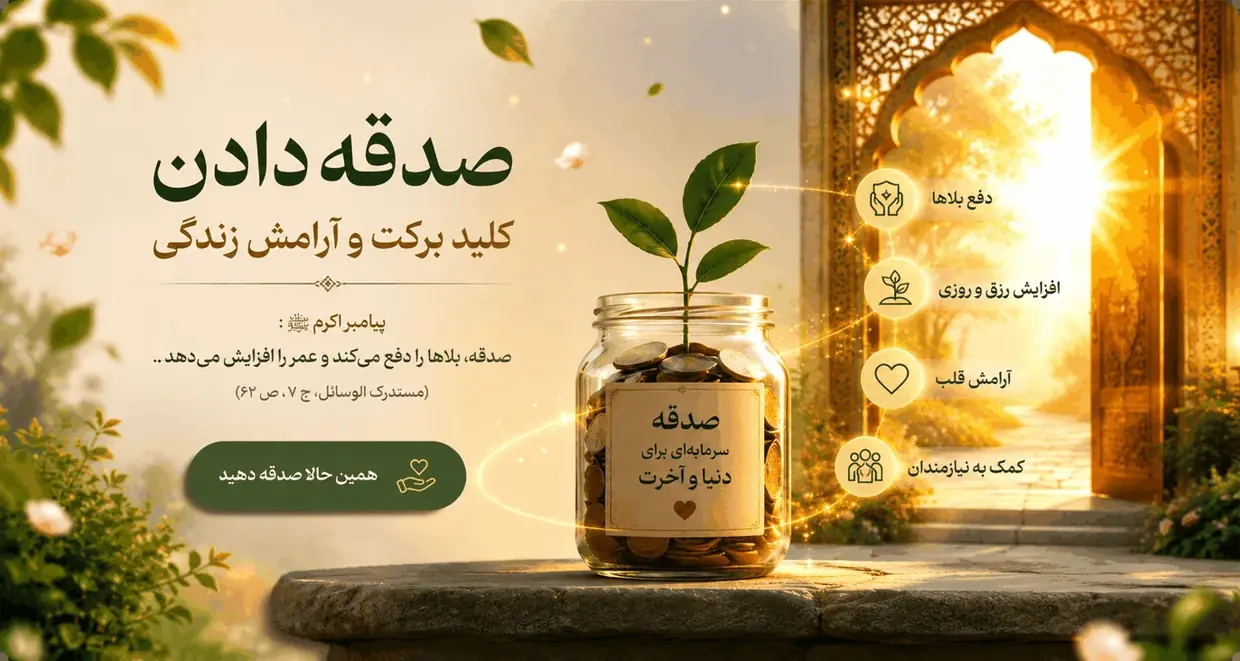 بنر متحرک صدقه دادن